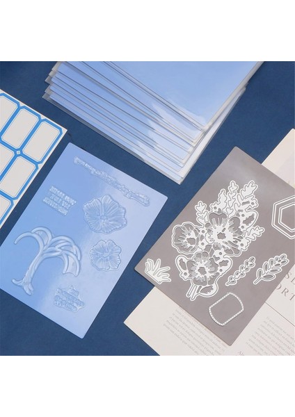 Kalınlaştırılmış 8 Paket Manyetik Kağıt Bant Çıtçıtlar ve Etiketler Çıkartmalar B (Yurt Dışından) indirimleri