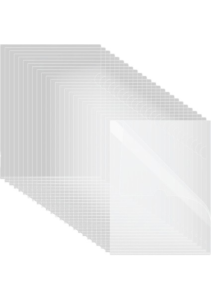 A4 / Letter Boyutlu Kağıtlar Için 60 Adet Plastik Şeffaf Dosya Klasörü (Yurt Dışından)