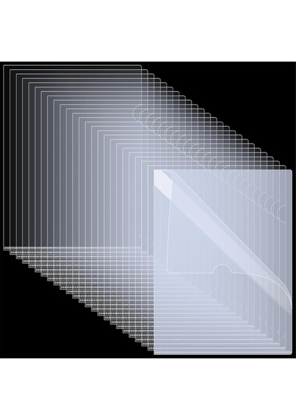 A4 / Letter Boyutlu Kağıtlar Için 60 Adet Plastik Şeffaf Dosya Klasörü (Yurt Dışından) modelleri