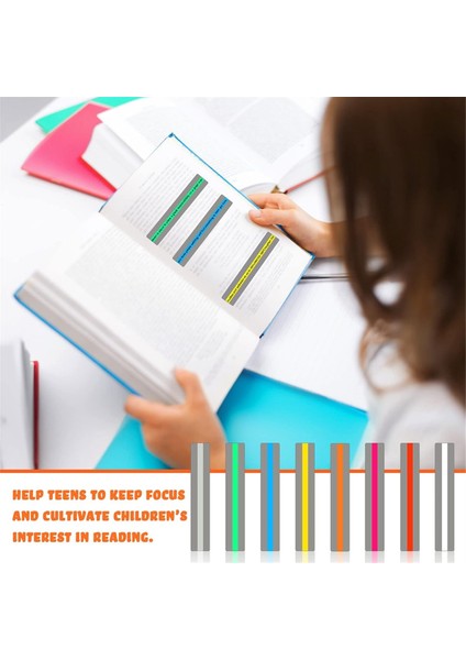 100 Paket Okula Dönüş Rehberli Okuma Şeritleri Çizgi Okuyucu Şeritleri (Yurt Dışından) indirimleri