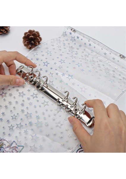 A6 Bütçe Klasörü Yeniden Doldurulabilir Defter Kabuğu Koruyucu 2 Çıtçıtlı (Yurt Dışından) indirimleri