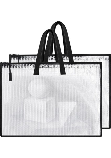 19X25 Sanat Portföy Çantaları, Şeffaf Portföy Klasörü 2 Adet (Yurt Dışından) indirimleri