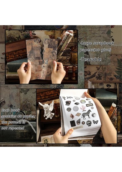 Sanat Günlüğü Için 40 Sayfalık Ephemera Defteri, B (Yurt Dışından) modelleri