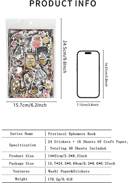 Sanat Günlüğü Için 40 Sayfalık Ephemera Defteri, B (Yurt Dışından) fırsatları