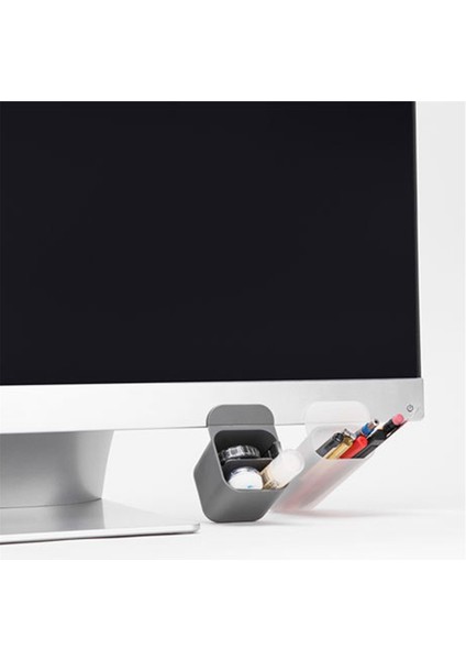 Yapıştırılabilir Pc Ekran Kalem Tutucu Masaüstü Saklama Kutuları (Yurt Dışından) modelleri