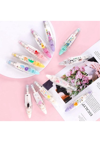 12 Adet Dekor Bant Kalem, Baskı Tipi Dekoratif Kalem Düzeltme Bant Kalem (Yurt Dışından) fırsatları