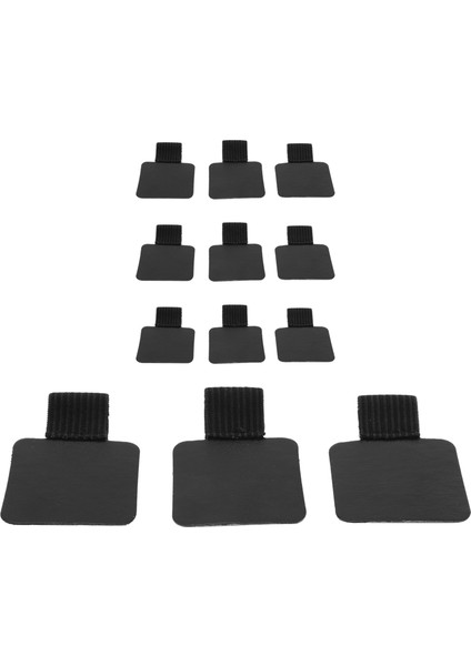 12 Adet Siyah Kendinden Yapışkanlı Kalemlik Bant Döngülü Yapay (Yurt Dışından) modelleri