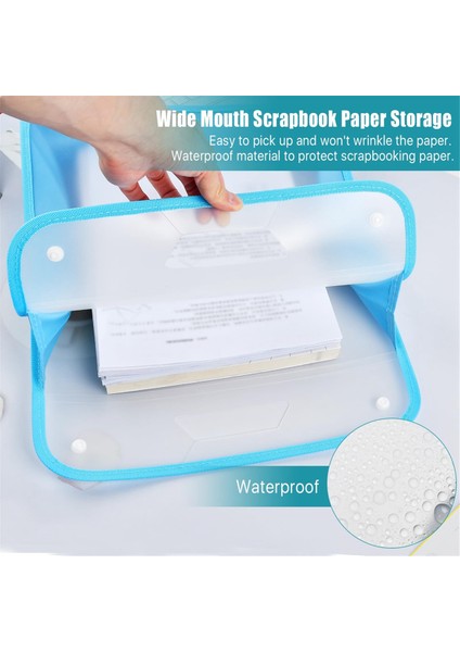 5 Adet Scrapbook Kağıt Düzenleyici, 12 x 12 Sayfalar Için Genişleyen Kağıt (Yurt Dışından) indirimleri