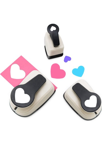 Kalp Delici, Kalp Kağıt Delici, Kağıt El Sanatları Için, 9/16/25MM (Yurt Dışından)