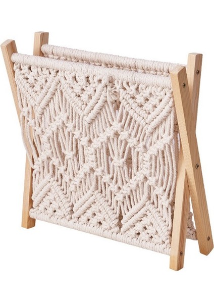 Dergi Rafı Bohem Stili Dergi Dosya Rafı Dergi Sepeti (Yurt Dışından)