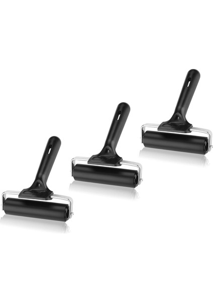 3 Adet Kauçuk Brayer Silindir Damgalama Silindiri Yapıştırma Silindiri Aracı (Yurt Dışından)