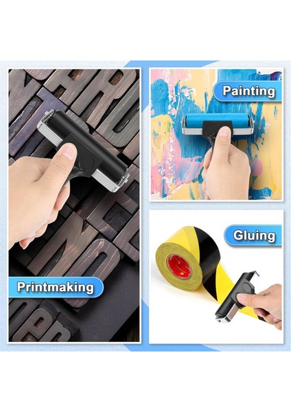 3 Adet Kauçuk Brayer Silindir Damgalama Silindiri Yapıştırma Silindiri Aracı (Yurt Dışından) indirimleri