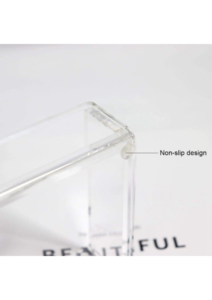 Akrilik Yapışkan Notlar Bloknot Tutucu Masaüstü Düzenleyici 3.5x3.3 Inç Not (Yurt Dışından) indirimleri