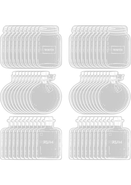 120 Adet Şeffaf Kurutulmuş Çiçek Ayraçları, El Yapımı Kendin Yap (Yurt Dışından)