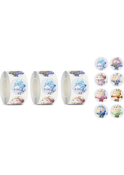 1500 Adet Yumurta Oyunu Çıkartmaları Çocuk Hediye Malzemeleri 1 Inç B (Yurt Dışından)