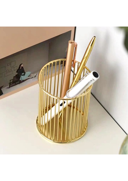 Altın Kalem Tutucu, Masalar, Fırça Kapları, Kalem Tutucular Için Uygun (Yurt Dışından) fırsatları