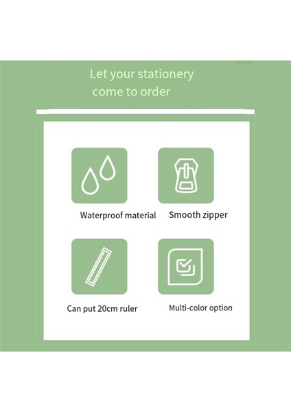 Macaron Çift Katmanlı Tuval Geri Çekilebilir Kalem Çantası Kalem Malzemeleri (Yurt Dışından) fiyatları