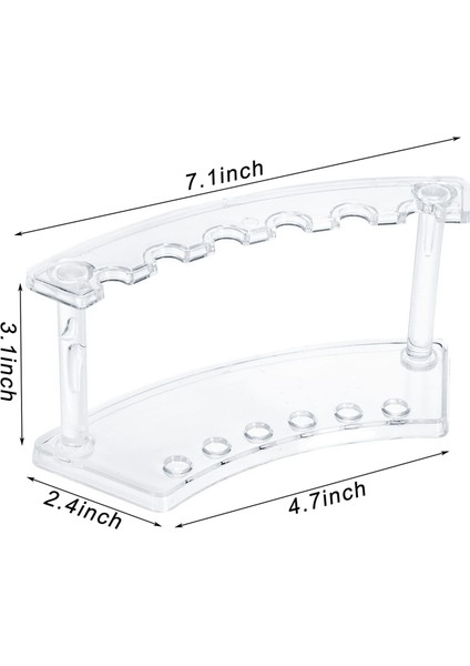 8 Paket Akrilik Kalem Sergileme Standı, 6 Yuvalı Kalem Tutucu Rafı (Yurt Dışından) indirimleri