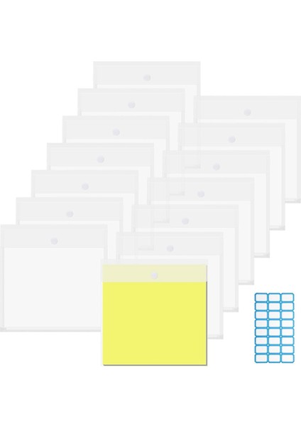 15 Adet 12.6X12 Inç Scrapbook Kağıt Saklama Düzenleyicisi (Yurt Dışından)