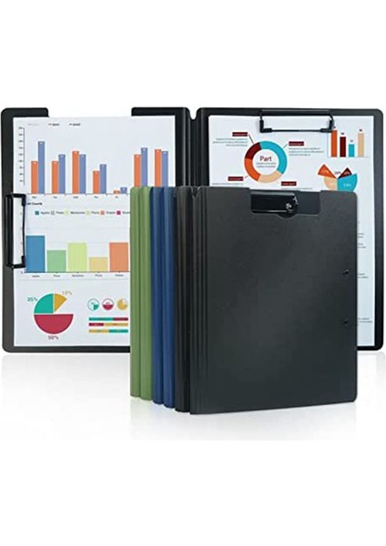 Depolama Alanlı Pano 6'lı Paket, Katlanabilir Pano Klasörü (Yurt Dışından)