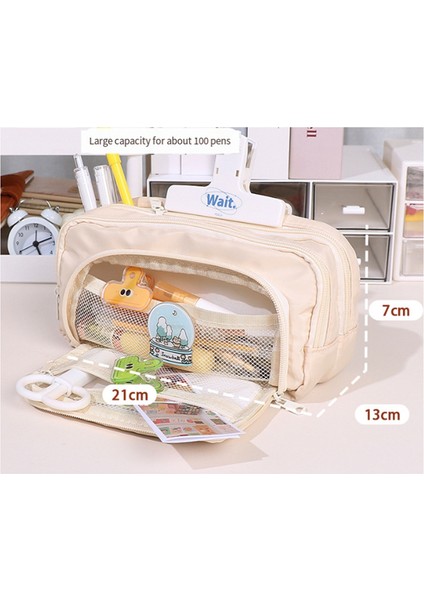 Büyük Kapasiteli Japon Kalem Kutusu Kız Saklama Çantası Okul Malzemeleri (Yurt Dışından) fiyatları