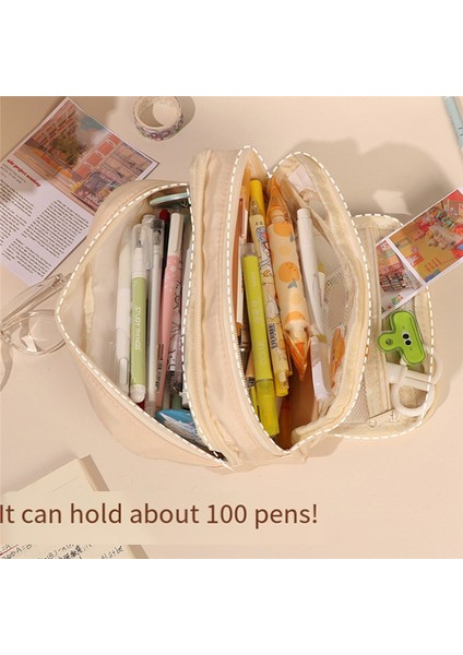 Büyük Kapasiteli Japon Kalem Kutusu Kız Saklama Çantası Okul Malzemeleri (Yurt Dışından) modelleri