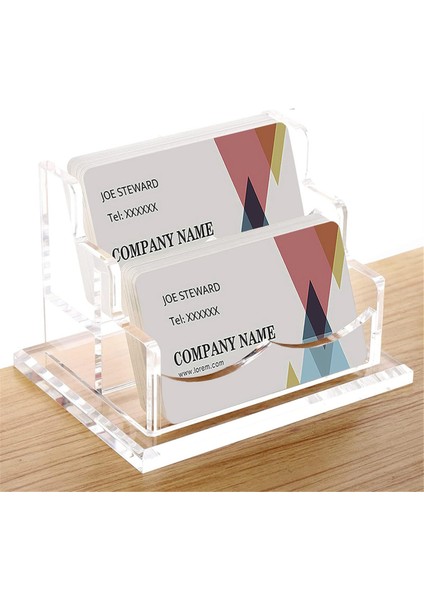 2 Paket Akrilik Kartvizitlik Masa, Masa Aksesuarı (2 Yuvalı) (Yurt Dışından) indirimleri