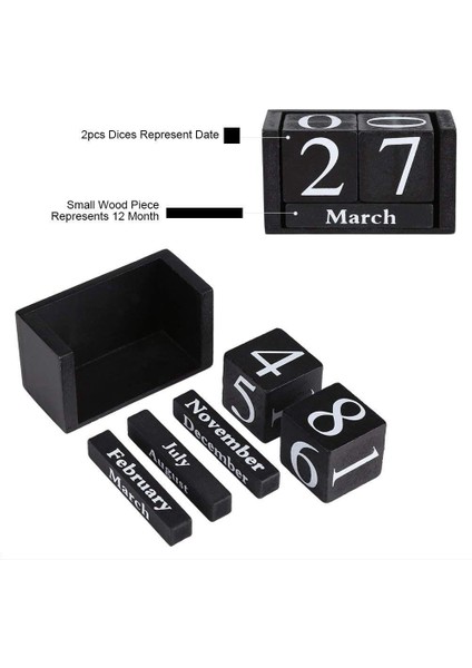 Sürekli Takvim Şık Şık Bloklar Masaüstü Takvimi Pembe (Yurt Dışından) indirimleri