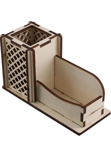 Kalem Yuvalı Ahşap Kartvizitlik Masa Üstü Kartvizit Standı (Yurt Dışından)