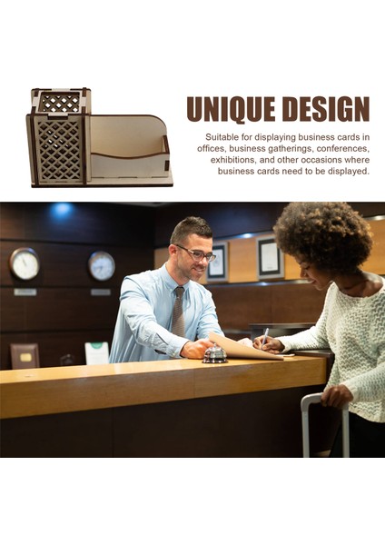 Kalem Yuvalı Ahşap Kartvizitlik Masa Üstü Kartvizit Standı (Yurt Dışından) indirimleri