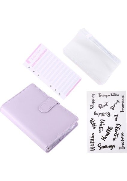 Bütçeleme Için Nakit Zarfları, A6 Bütçe Klasörü, Para Düzenleyici (Mor) (Yurt Dışından) fiyatları
