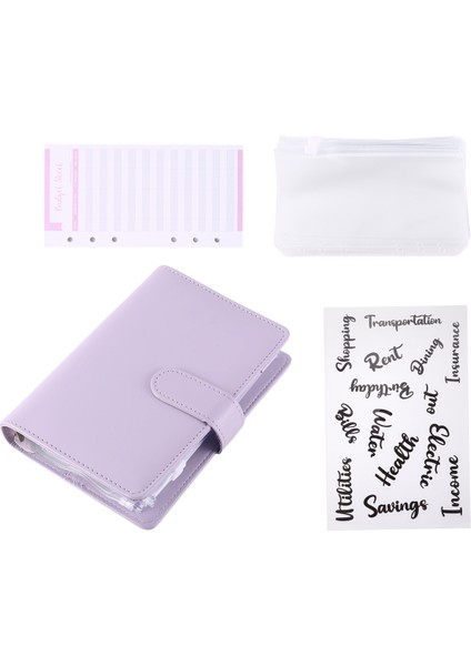 Bütçeleme Için Nakit Zarfları, A6 Bütçe Klasörü, Para Düzenleyici (Mor) (Yurt Dışından) modelleri