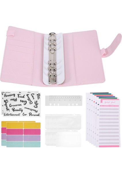 A6 Bütçe Klasörü Fermuarlı Zarflar, Bütçe Planlayıcı Defteri Pembe (Yurt Dışından) modelleri