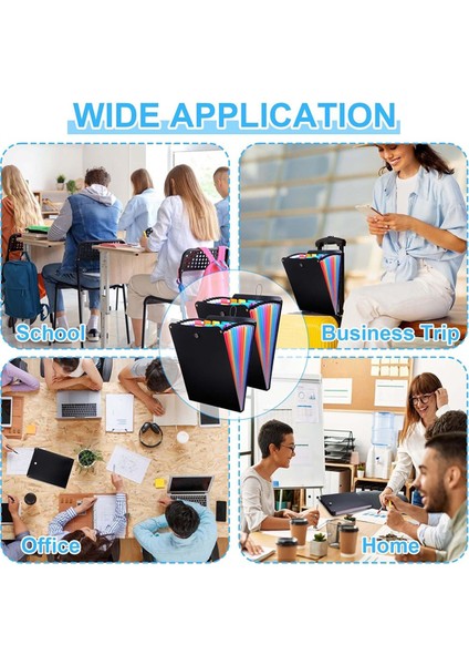 Sınıf, Ofis ve Seyahat Için 2 Adet Genişleyen Dosya Klasörü (Yurt Dışından) fırsatları