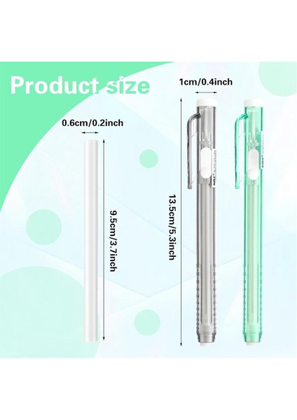 12 Adet Geri Çekilebilir Silgi Mekanik Silgi Kalem Kalem Silgi Kalem (Yurt Dışından) fiyatları