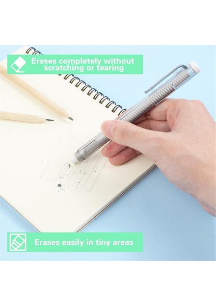 12 Adet Geri Çekilebilir Silgi Mekanik Silgi Kalem Kalem Silgi Kalem (Yurt Dışından) fırsatları