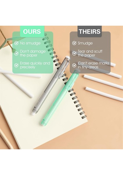 12 Adet Geri Çekilebilir Silgi Mekanik Silgi Kalem Kalem Silgi Kalem (Yurt Dışından) indirimleri