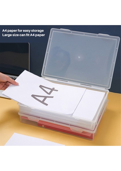 Dosya Düzenleyici Şeffaf Kare Saklama Kutusu A4 Saklama Kutusul (Yurt Dışından) modelleri