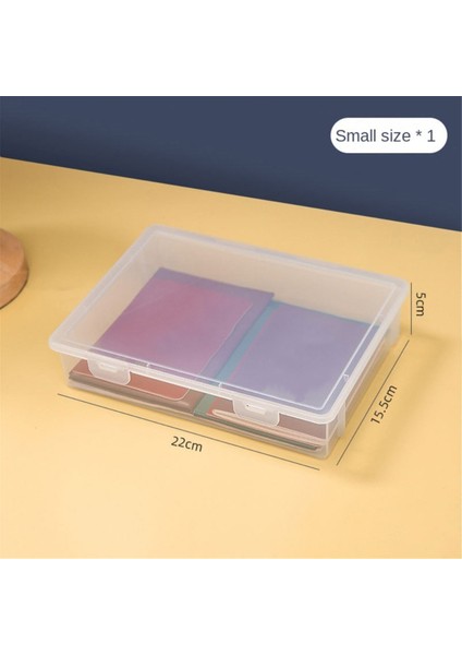 Dosya Düzenleyici Şeffaf Kare Saklama Kutusu A4 Saklama Kutuları (Yurt Dışından)