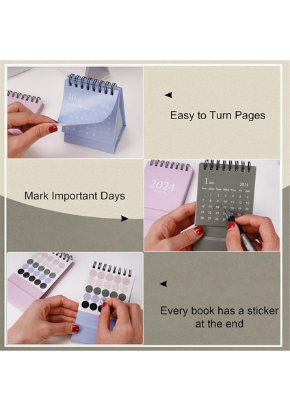 6 Parça Mini Masa Takvimi 2024, Mini Masa Takvimi (Yurt Dışından) fiyatları