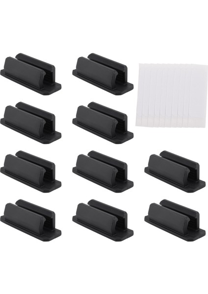 Kalemlik 10'lu Set Yapışkanlı Silikon Kalemlik Siyah (Yurt Dışından) modelleri