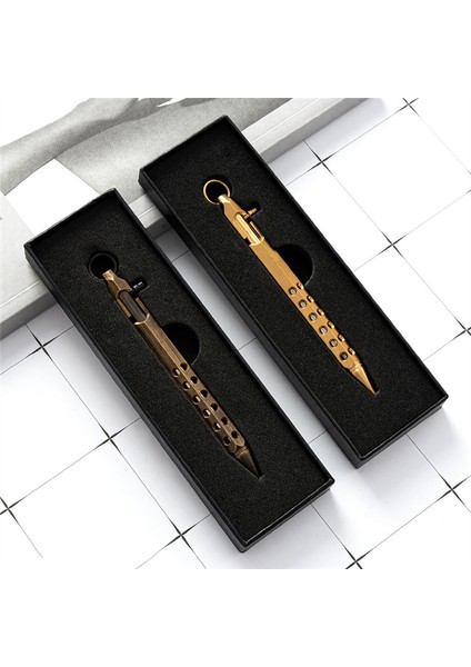 Cıvata Aksiyonlu Kalem Masif Pirinç Kalem Metal Kalem (Retro B) (Yurt Dışından) indirimleri