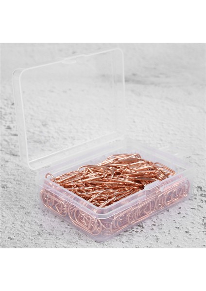 150 Adet Gül Altın Sevimli Ataç Kalp Şeklinde Ataç (Yurt Dışından)