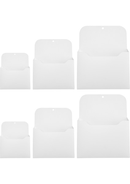6 Paket Manyetik Dosya Tutucu Mektup Boyutu Manyetik Kağıt Tutucu (S/m/l) (Yurt Dışından)