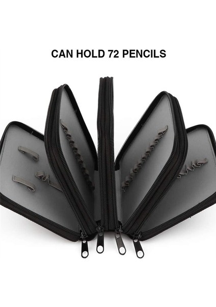 Kalem Kutusu Kapasitesi 72 Delik 4 Katmanlı Düz Renkli Kalem Kutusu (Yurt Dışından) modelleri