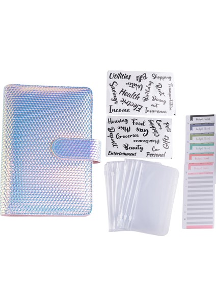 A6 Para Bütçe Halkalı Dosya, Nakit Zarflı, Klasör Düzenleyici (Yurt Dışından)