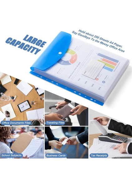 12 Paket Genişletilebilir Klasörler Plastik Zarflar Klasörler (Yurt Dışından) modelleri