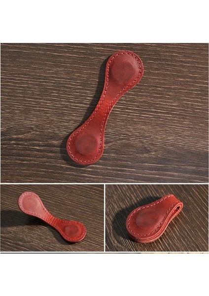 El Dikişli Pu Deri Manyetik Ayraç Siyah (Yurt Dışından) fiyatları