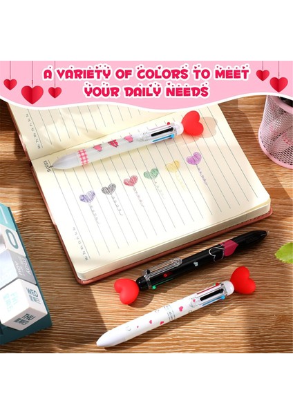 24 Adet Sevgililer Günü Kalp Şeklinde Kalemler Toplu, Tükenmez Kalemler (Yurt Dışından) fiyatları