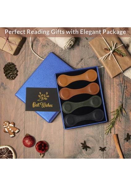 4 Adet Manyetik Deri Ayraçlar, Zamansız Manyetik Ayraçlar (Yurt Dışından) fiyatları